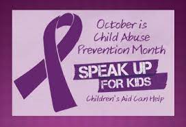 Child Abuse Prevention Month – Dress Purple Day on Thursday, October 27